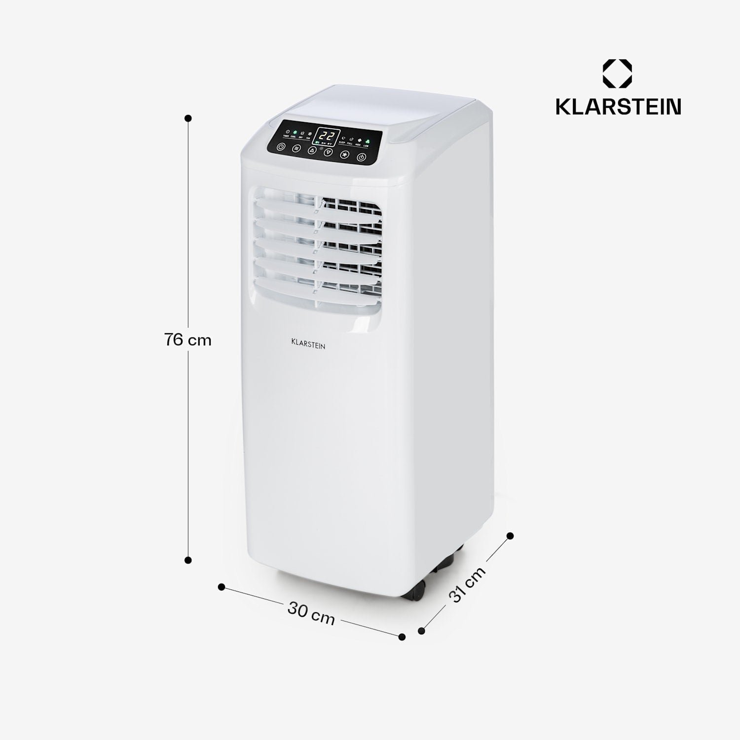 Klarstein Pure Blizzard 3 2G mobiles Klimagerät 7000 BTU 50dB Energieklasse A – Bild 8