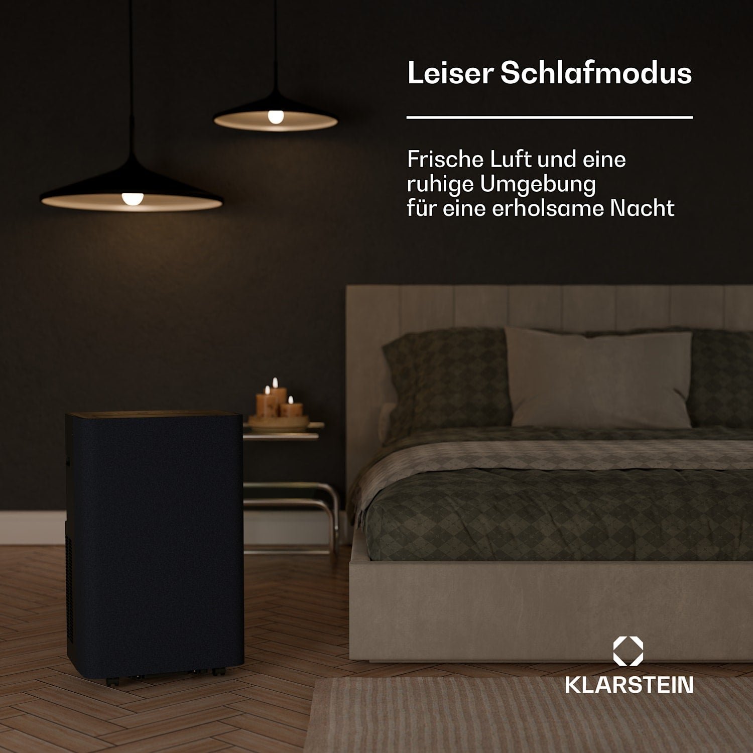 Klarstein AireLux Smart 14000 BTU Mobile Klimaanlage R290 App 65m² Dunkelgrau – Bild 6