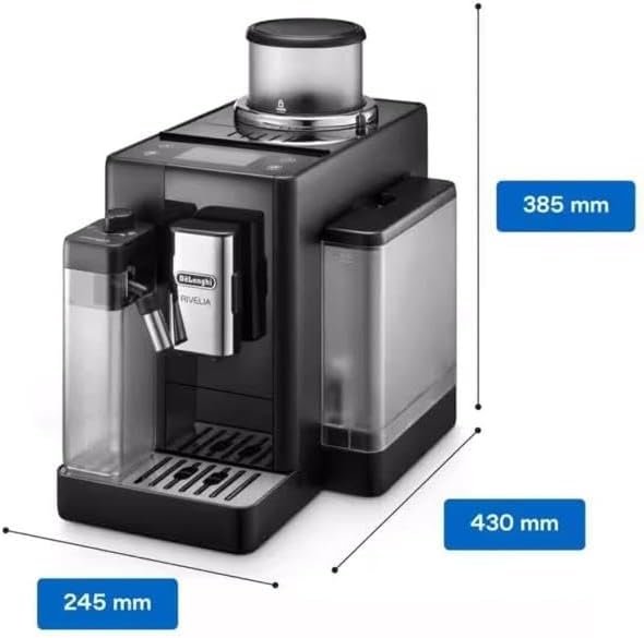 De’Longhi Rivelia EXAM440.55.B Kaffeevollautomat mit Bean Switch & LatteCrema, Onyx Black – Bild 6
