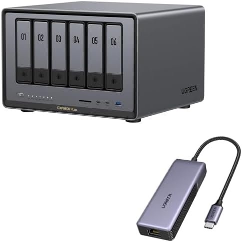 UGREEN NASync DXP6800 Pro 6-Bay NAS Server, Intel Core i5, 2x 10GbE, ohne Festplatten