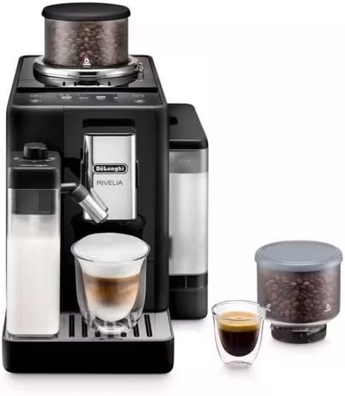 De’Longhi Rivelia EXAM440.55.B Kaffeevollautomat mit Bean Switch & LatteCrema, Onyx Black – Bild 8