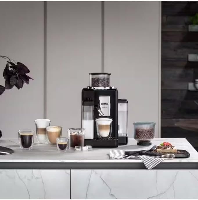 De’Longhi Rivelia EXAM440.55.B Kaffeevollautomat mit Bean Switch & LatteCrema, Onyx Black – Bild 7