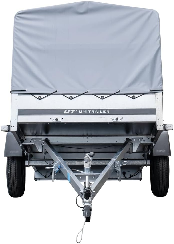 UNITRAILER Garden Trailer 230 KIPP – Anhänger mit Stützrad, 80 cm Hochplane & Hochspriegel, 2304×1256 mm, 750 kg zGG – Bild 9