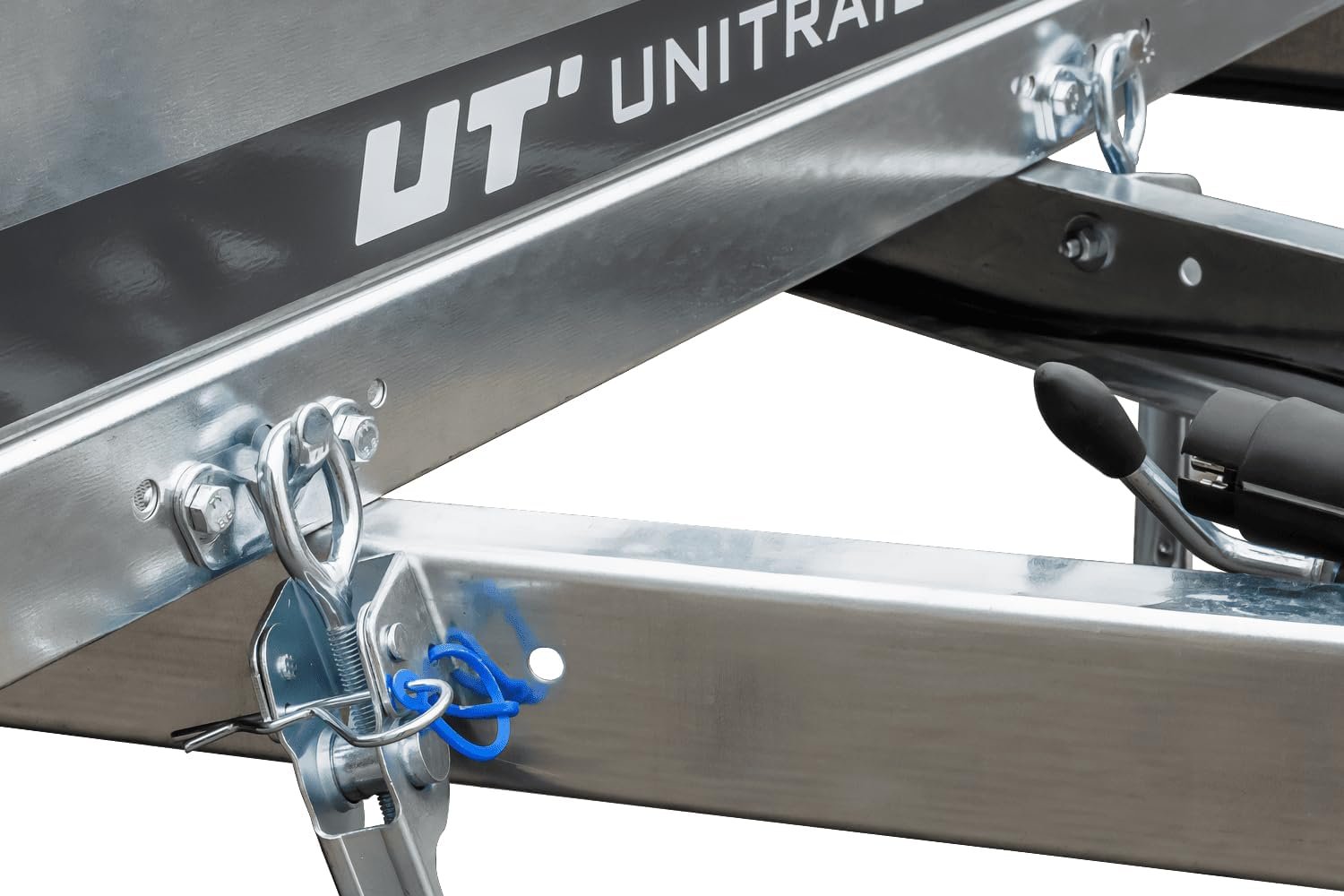 UNITRAILER Garden Trailer 230 KIPP Breit – Anhänger mit Stützrad, Gitterwänden & Flachplane, 2304×1256 mm, 750 kg zGG – Bild 6