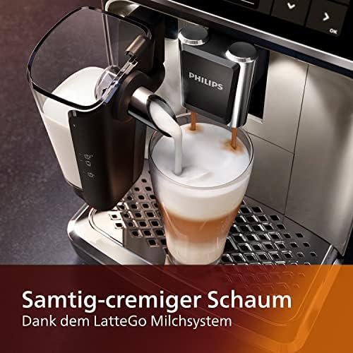 PHILIPS Kaffeevollautomat LatteGo 5400 Chrom – Bild 5