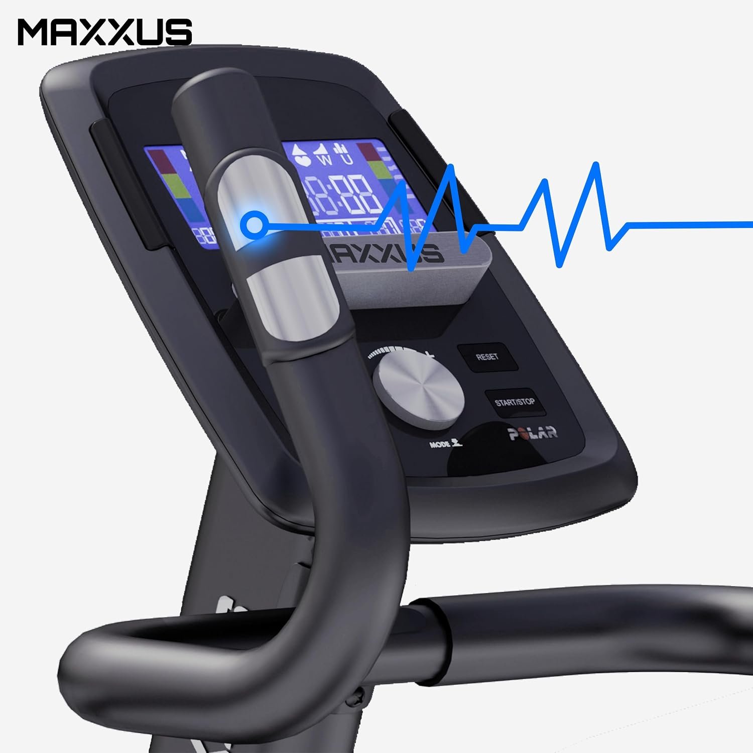 MAXXUS CX 5.1 Crosstrainer 54 cm Schrittlänge, 16 Stufen Magnetbremse, Schwarz – Bild 5