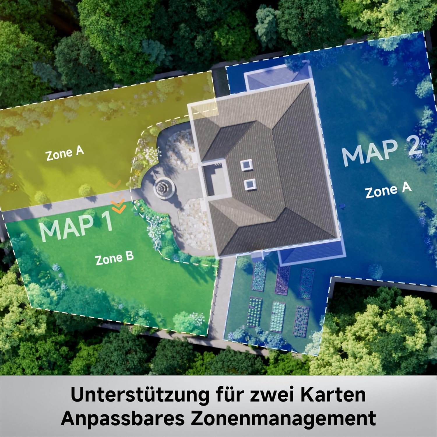MOVA ViAX 500 Mähroboter ohne Begrenzungskabel – LiDAR & KI-Kamera, bis 600 m² – Bild 9