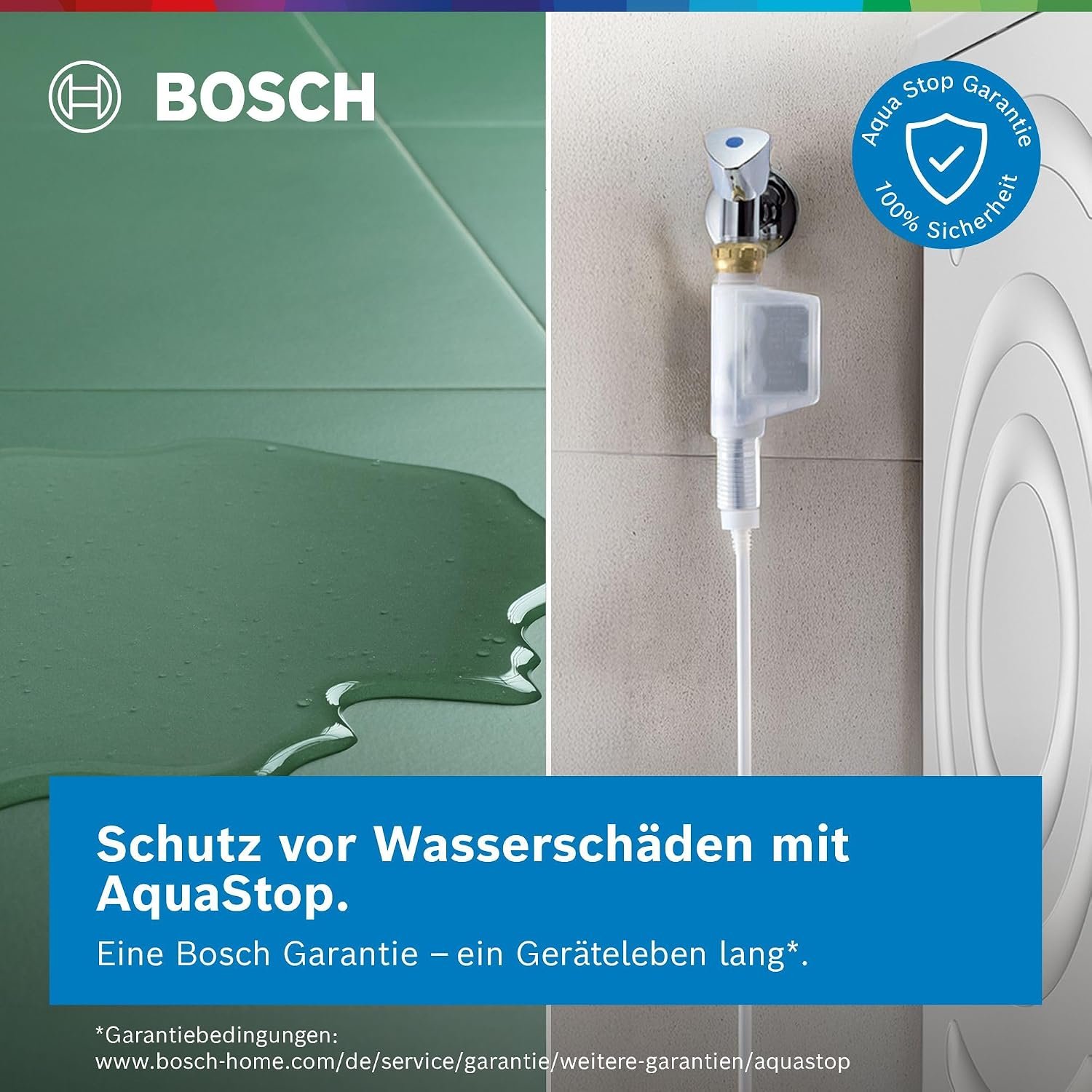 Bosch Serie 8 WGB244A40 Waschmaschine Frontlader 9 kg, 1400 U/min, i-DOS, Home Connect, Weiß – Bild 3