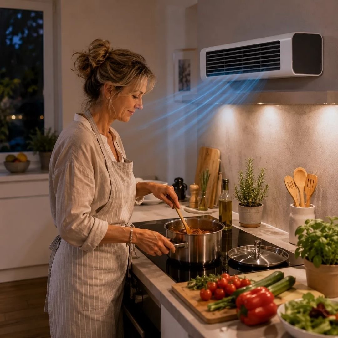Cool Breeze Tragbarer Akku-Turmventilator USB-C, 3000 mAh, Schwenkfunktion & Fernbedienung – Bild 6