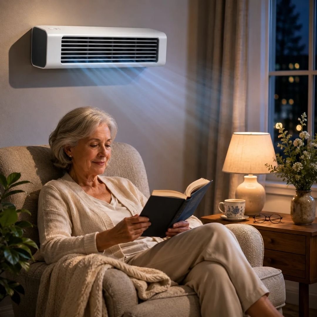 Cool Breeze Tragbarer Akku-Turmventilator USB-C, 3000 mAh, Schwenkfunktion & Fernbedienung – Bild 8