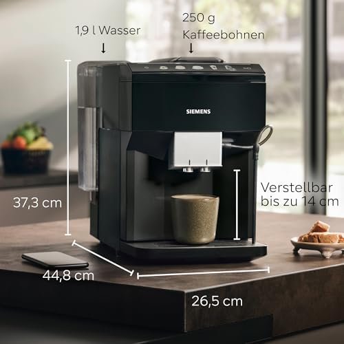 Siemens Kaffeevollautomat EQ500 classic Schwarz – Bild 3