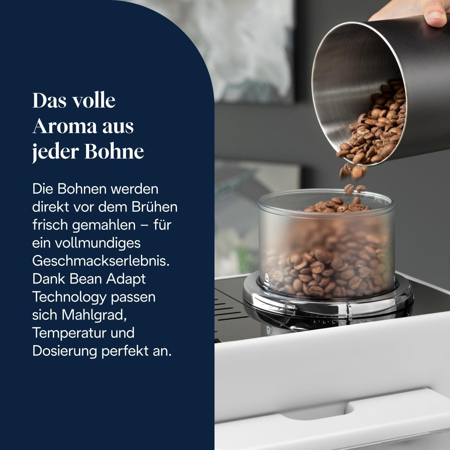 De’Longhi Rivelia Kaffeevollautomat 16 Getränke Weiß – Bild 5