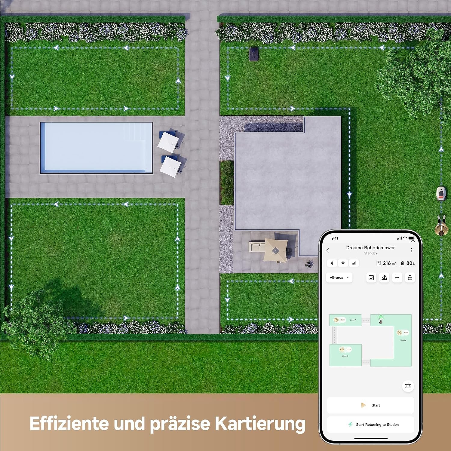 dreame A1 Pro Mähroboter mit Garage – Bild 4