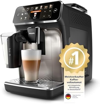 PHILIPS Kaffeevollautomat LatteGo 5400 Chrom – Bild 4