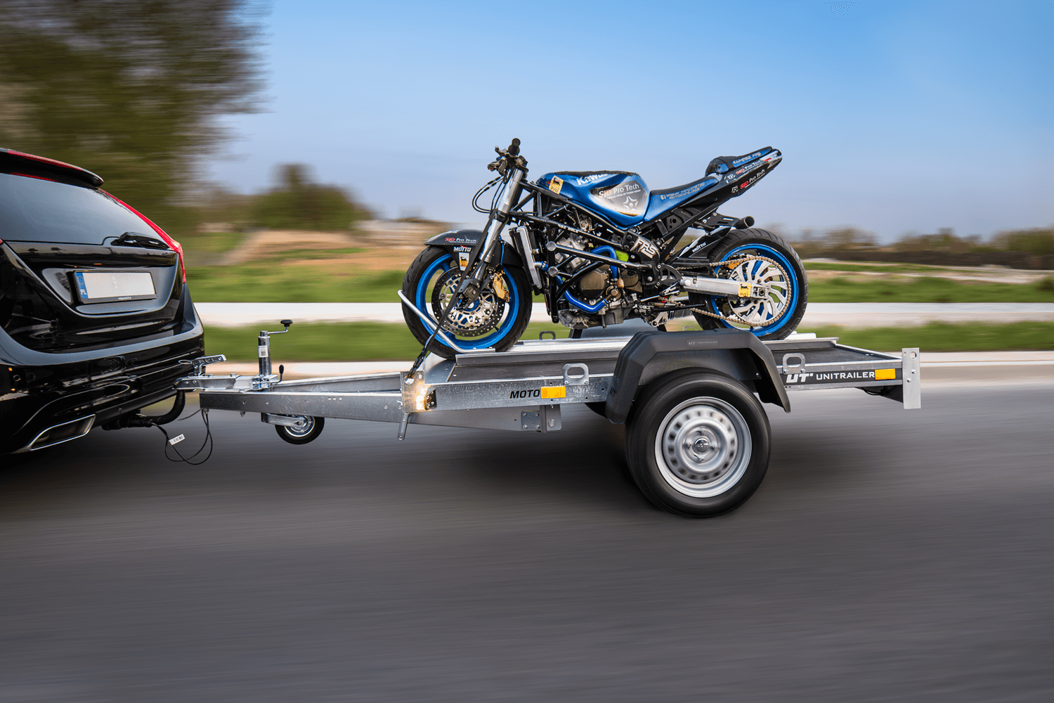 UNITRAILER Moto – Anhänger 2200×1303 mm, 750 kg zGG – Bild 4
