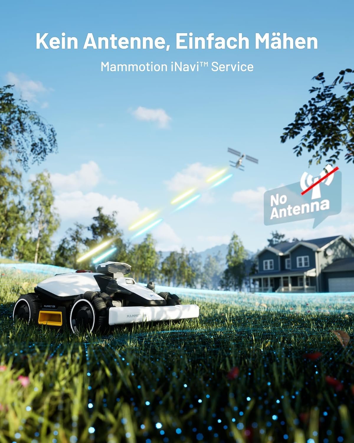 MAMMOTION LUBA 2 AWD 1000 Mähroboter – Bild 2