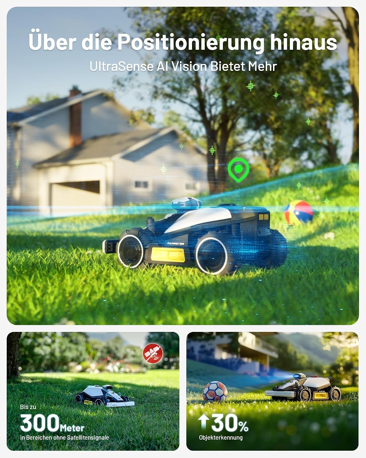 MAMMOTION LUBA 2 AWD 1000 Mähroboter – Bild 4