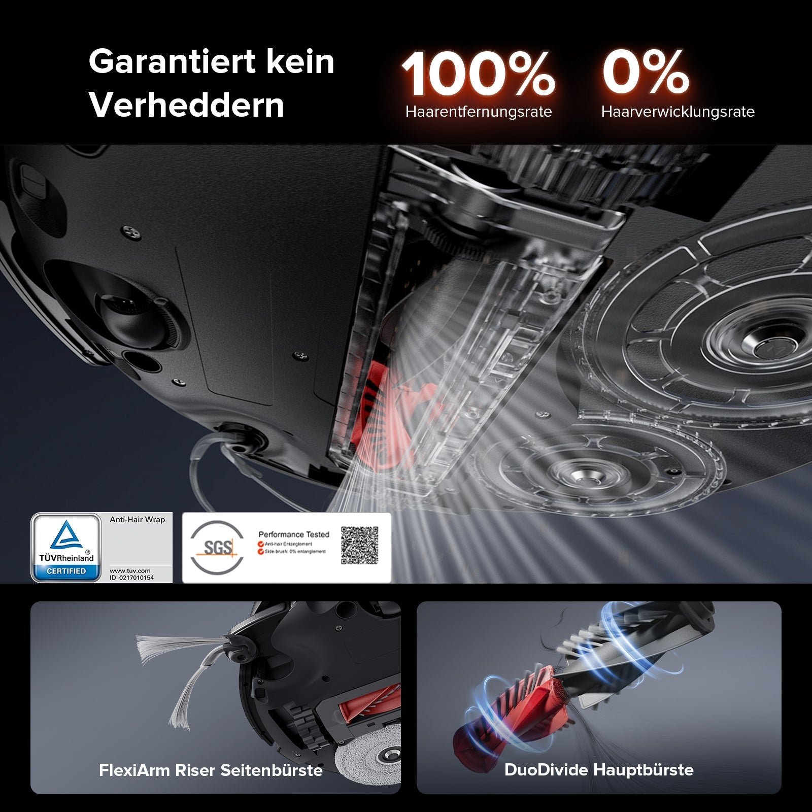 Roborock Saros 10R Saug- und Wischroboter mit Station – Schwarz – Bild 6