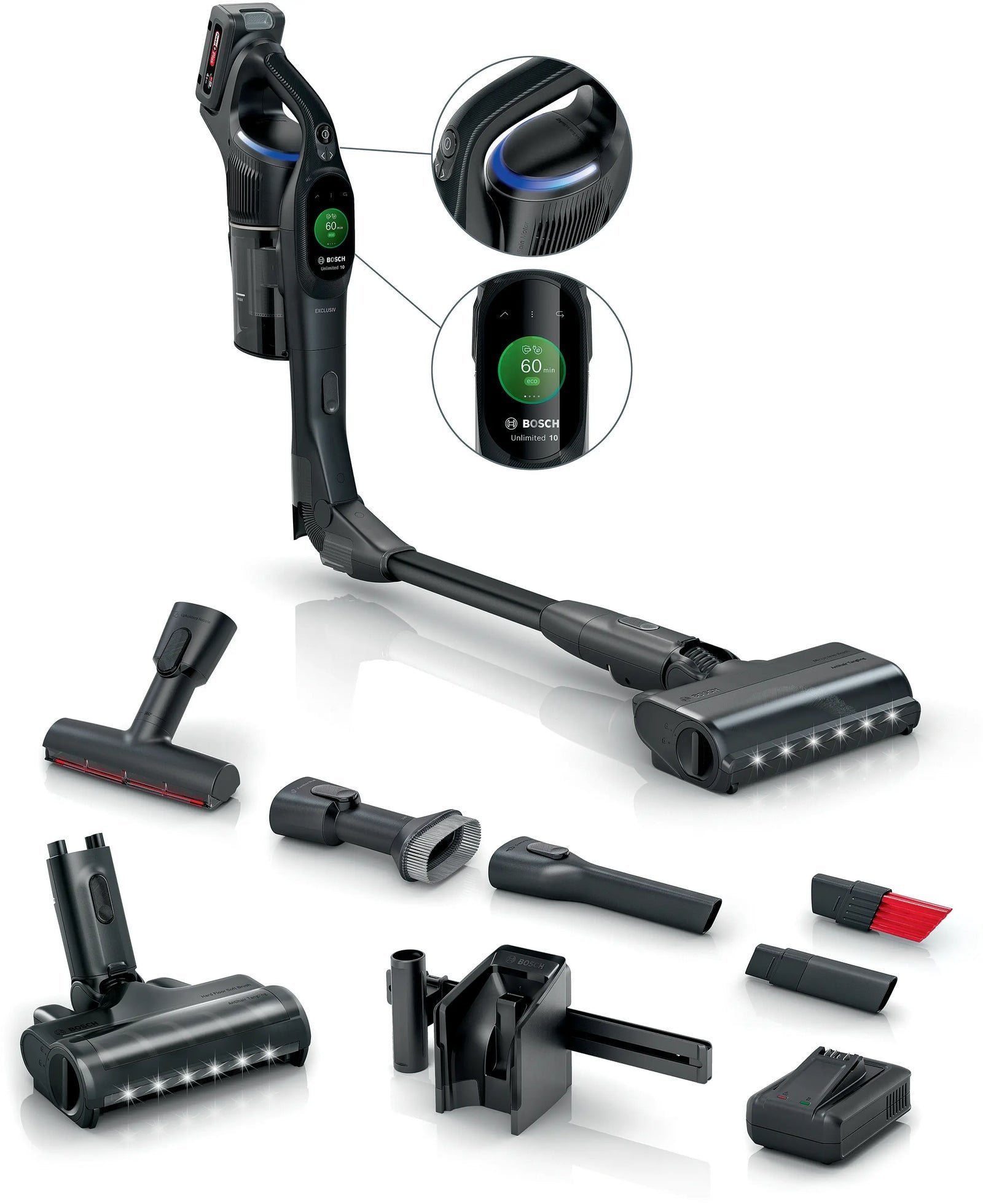 Bosch Unlimited 10 BXS1041BQC Akku-Staubsauger – Schwarz