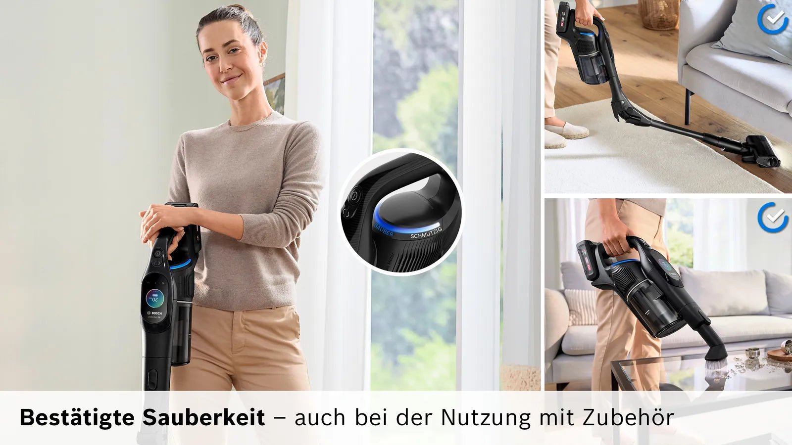Bosch Unlimited 10 BXS1041BQC Akku-Staubsauger – Schwarz – Bild 7