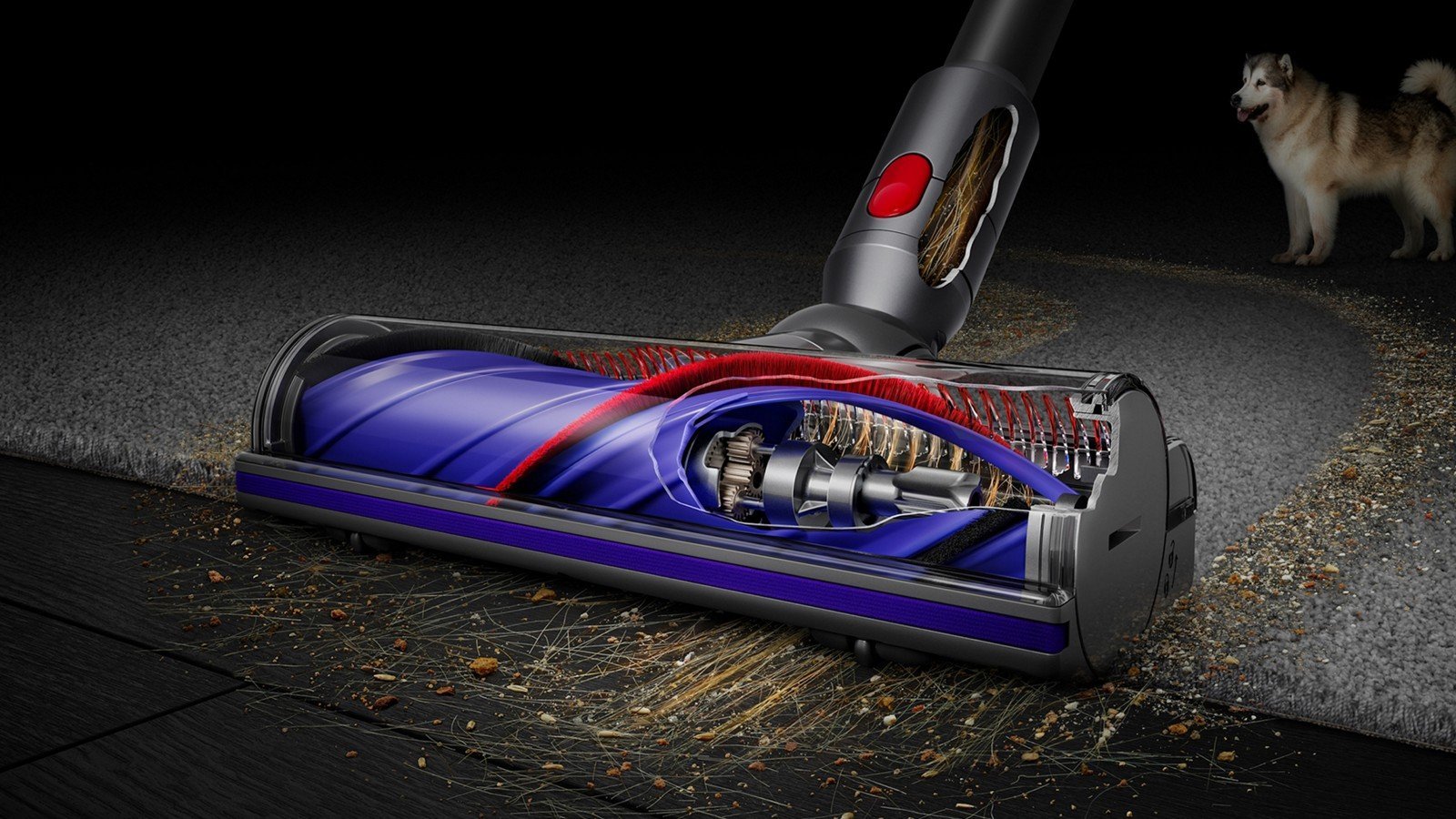 Dyson V12 Detect Slim Absolute Akku-Staubsauger – Gelb/Nickel – Bild 7