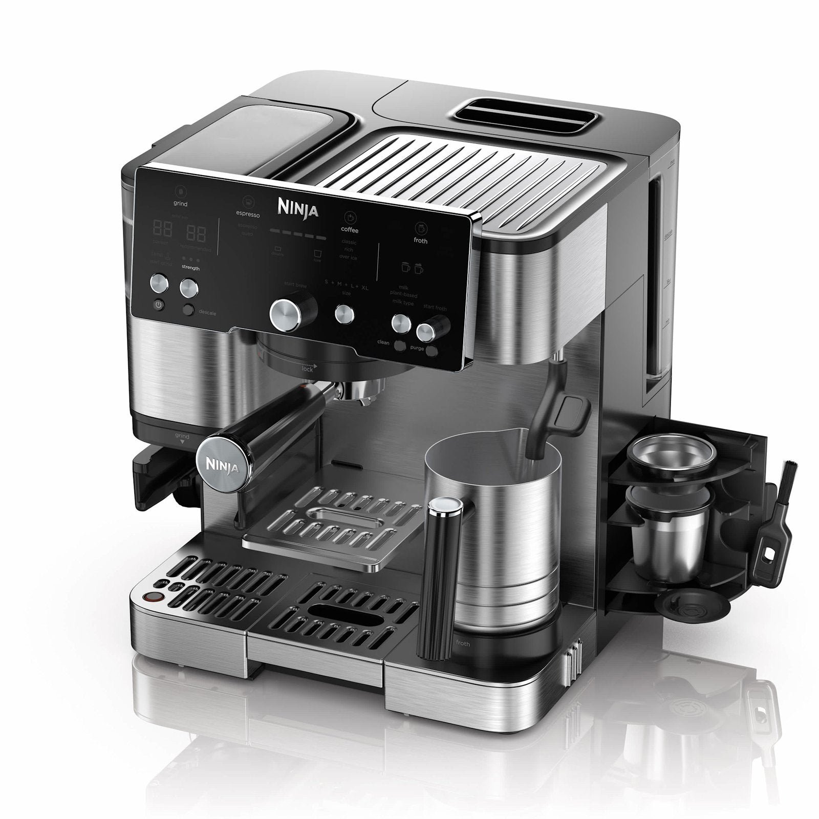 Ninja Luxe Café Essential ES501EU Siebträgermaschine mit Mahlwerk – Bild 2