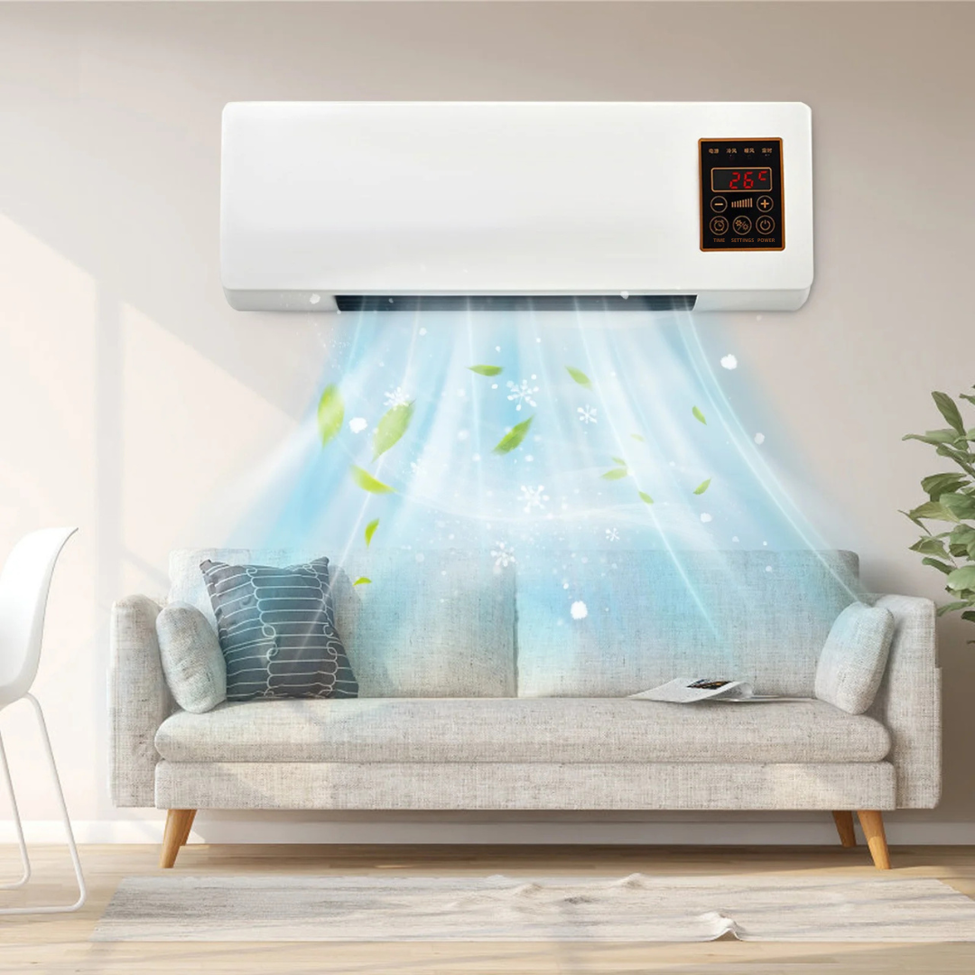 Aerotherm Mobiles Kühl- & Heizgerät 1800 W mit Fernbedienung, Timer, Wand- oder Standmontage